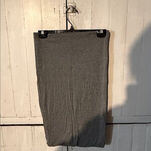 LOFT Charcoal Pencil Skirt